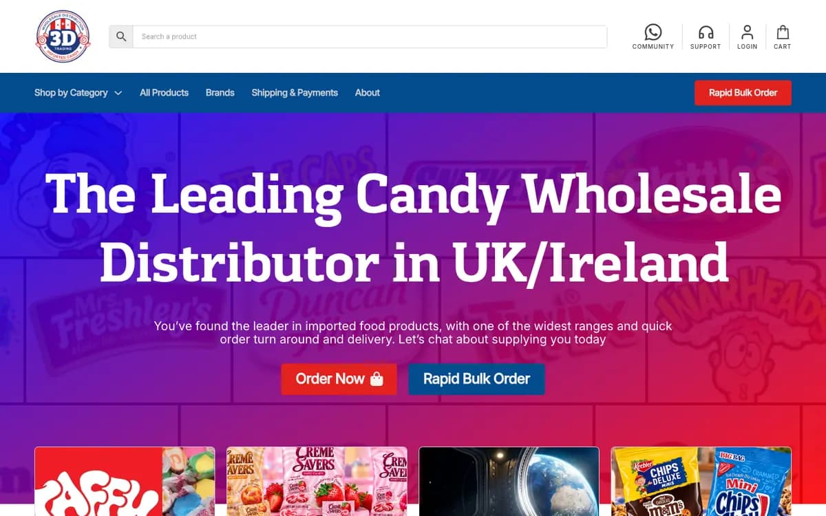 3D Candy homepage