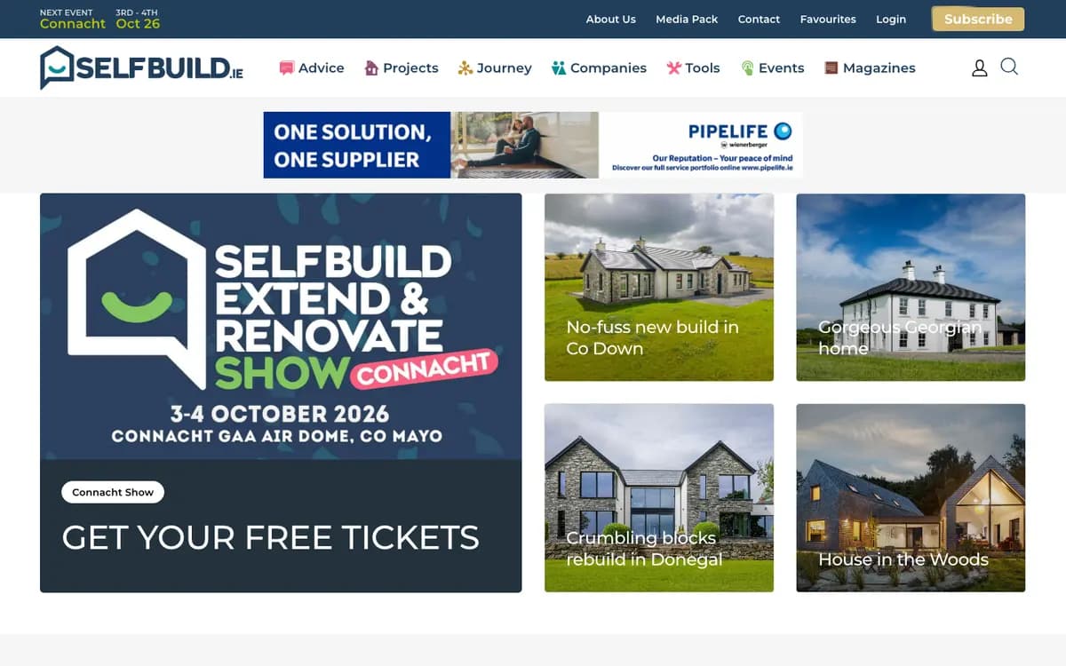 Selfbuild homepage