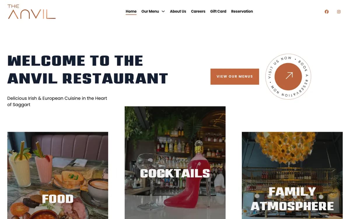 The Anvil homepage