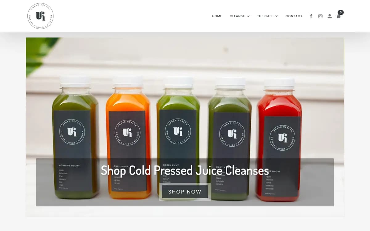 Urban Health homepage